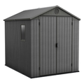 6x8 Outdoor Garden Storage Shed with Double Doors, Floor & Ventilation