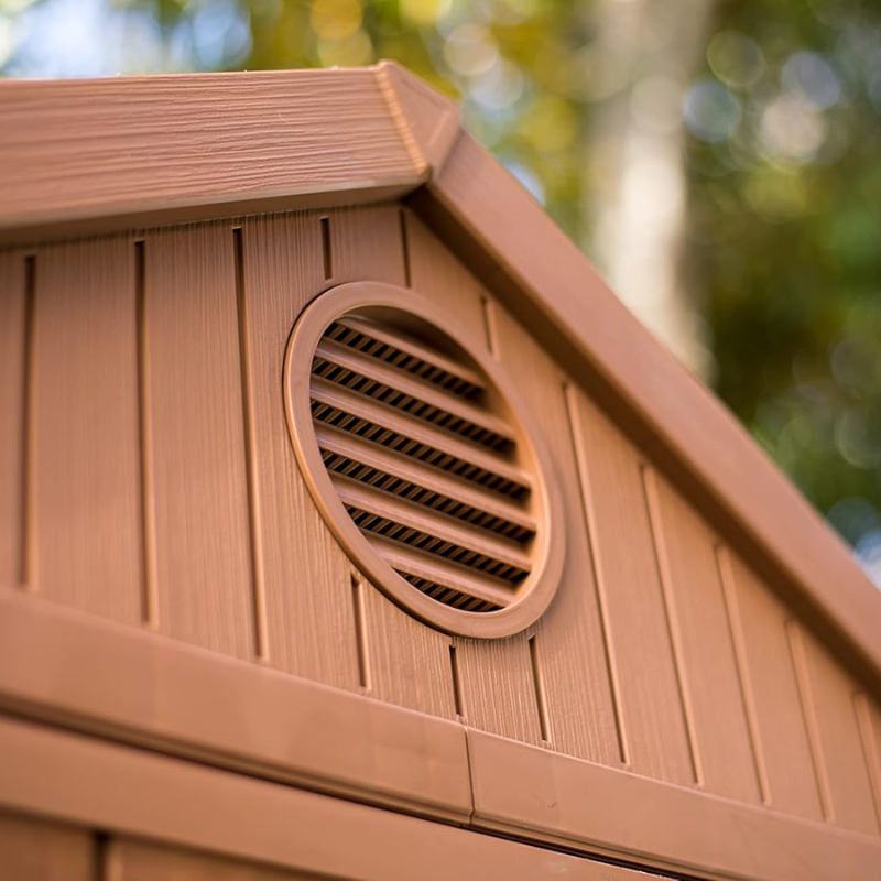 4x6 Outdoor Garden Storage Shed with Lockable Door & Heavy-Duty Floor