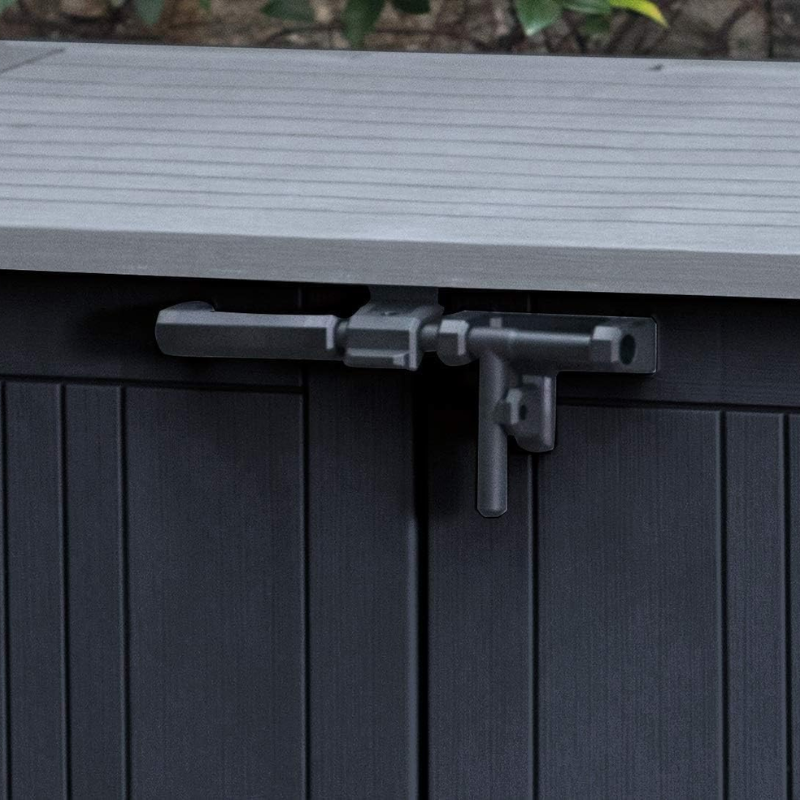 Keter Store-It-Out Nova 880L Outdoor Storage Shed | Dark Grey | Lockable Resin Bin Store