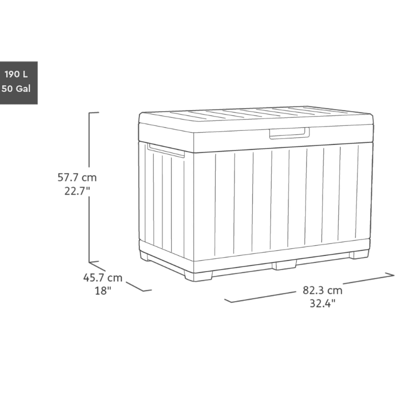 Keter Kentwood 190L Outdoor Storage Box